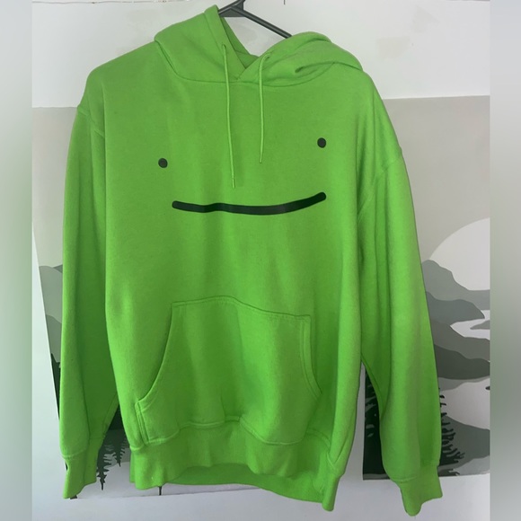 dream merch green smile hoodie - Picture 1 of 8